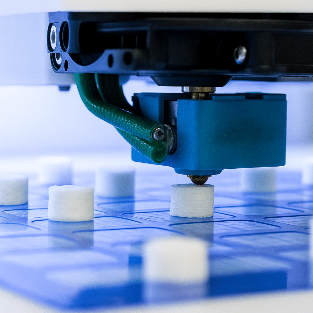 3D printing technology creating personalised dosage forms for api pharmaceutical development and controlled drug delivery.