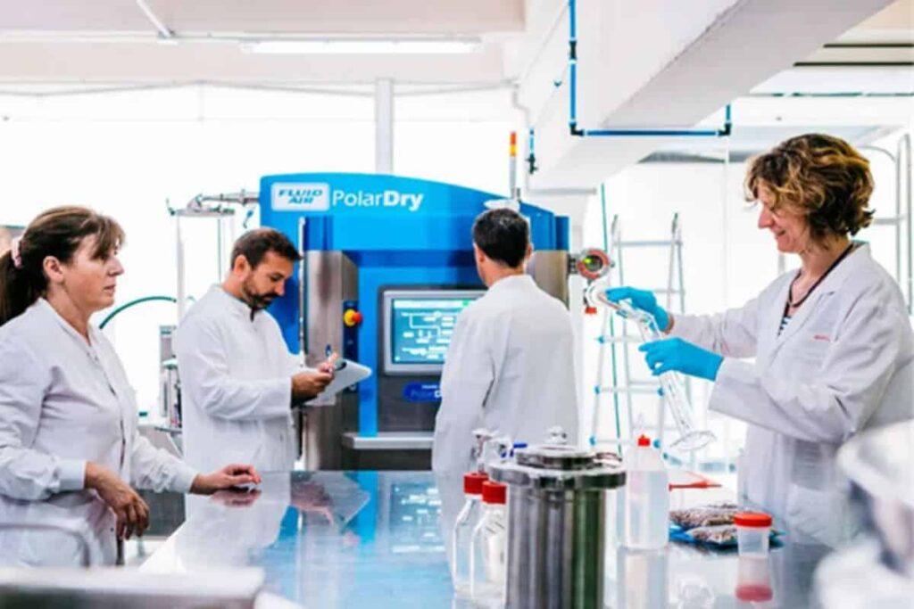 scientists manipulating resveratrol