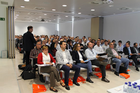 Un momento de la Jornada Techsolids®, celebrada en las instalaciones de AINIA Centro Tecnológico, sobre gestión y control de sóllidos 
